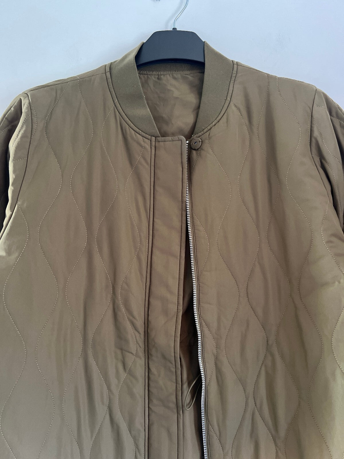 COS Quilted Longline Bomber Coat S