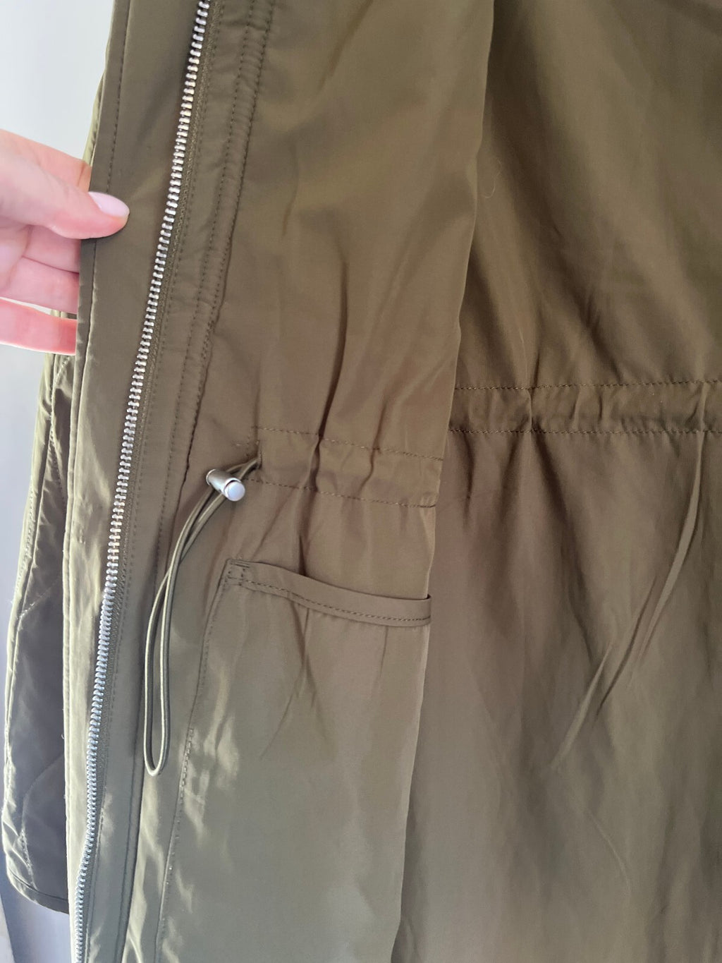 COS Quilted Longline Bomber Coat S