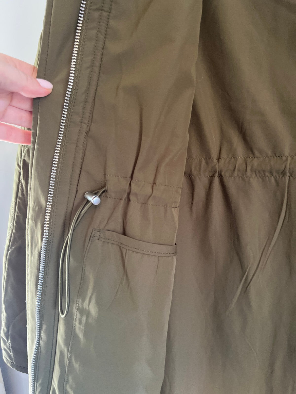 COS Quilted Longline Bomber Coat S