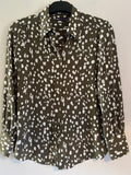 Abstract Spot Shirt M&S Collection Size 12