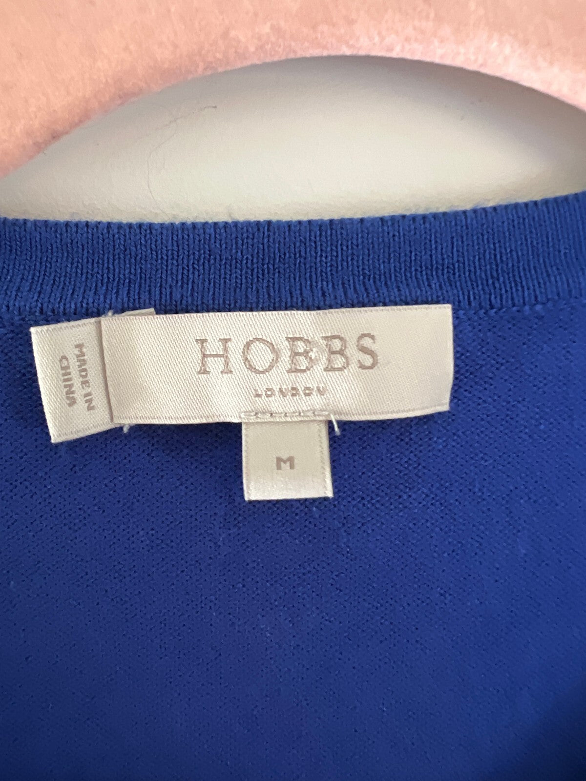 Blue Cardigan Hobbs Size M Autumn Layering