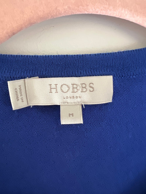Blue Cardigan Hobbs Size M Autumn Layering