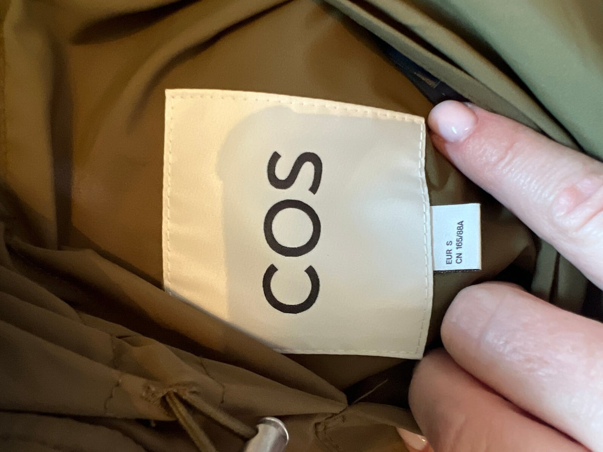 COS Quilted Longline Bomber Coat S