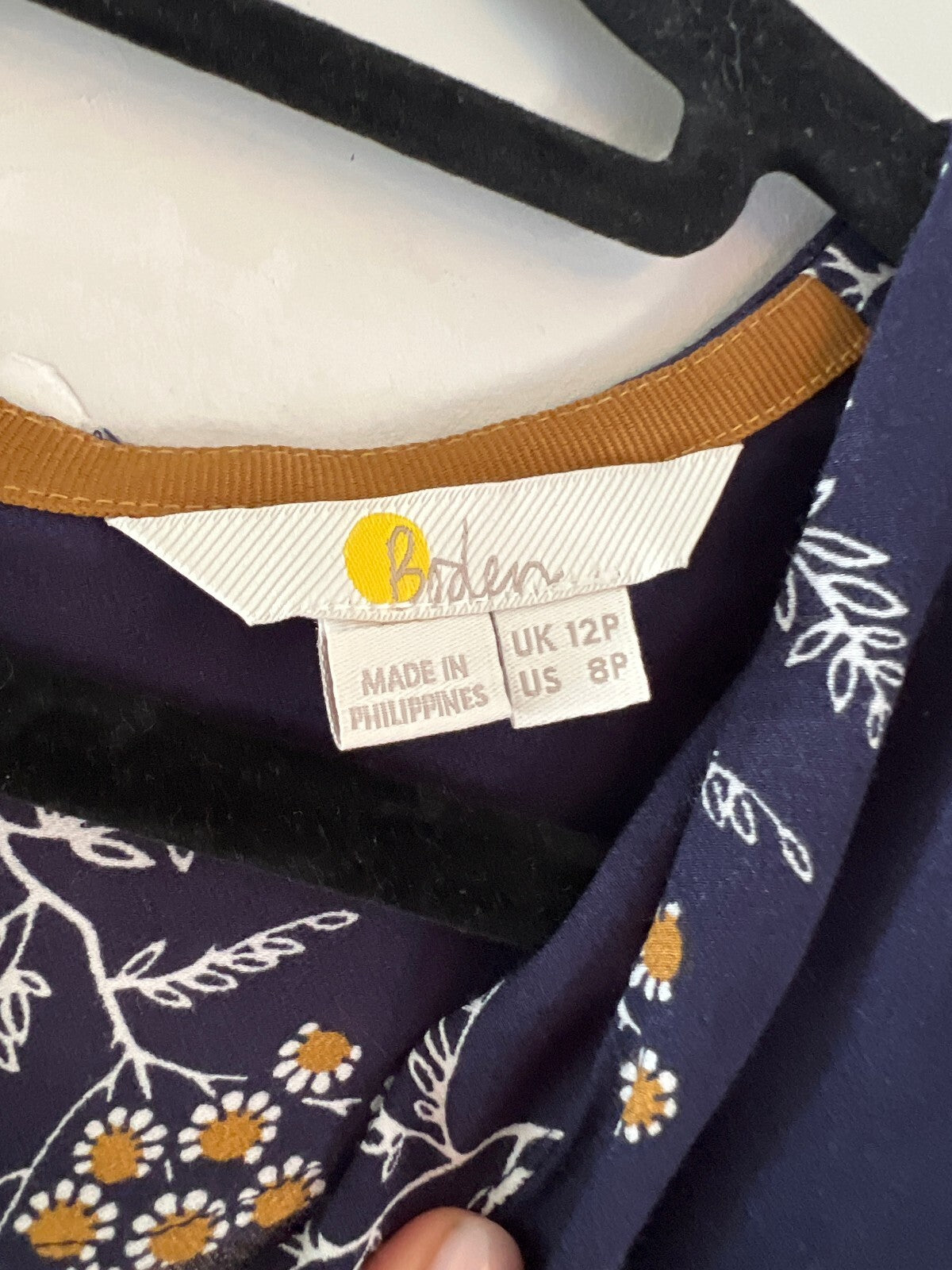 Floral Dress Boden Petite UK 12